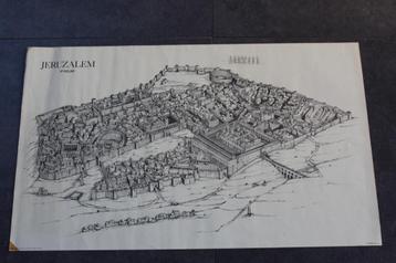 Oude schoolposters platen geschiedenis Palestina/Jerusalem beschikbaar voor biedingen