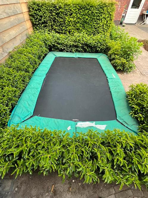 Etan inground trampoline rechthoekig, Kinderen en Baby's, Speelgoed | Buiten | Trampolines, Gebruikt, Ophalen