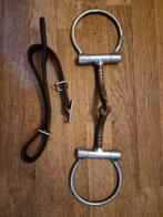 Western snaffle D-ring, Ophalen of Verzenden, Gebruikt, Western