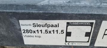 2,5 Tuinpalen beton, nieuw met foutje, gratis.  beschikbaar voor biedingen