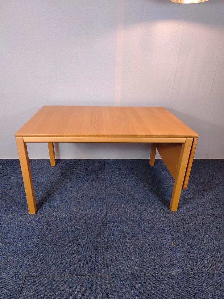 Haslev Uitschuifbare Eettafel - Deens Design, Huis en Inrichting, Tafels | Eettafels, Zo goed als nieuw, 100 tot 150 cm, 150 tot 200 cm
