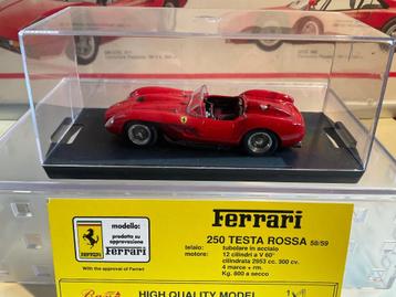 Bang Hig Quality Model Ferrari 250 Testa Rossa mint/box/cert beschikbaar voor biedingen