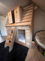 T.e.a.b. Steigerhouten stapelbed in huisjes-stijl, Ophalen of Verzenden, Gebruikt, Stapelbed