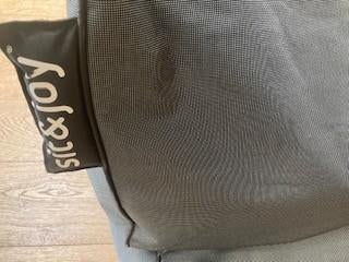 Sit&Joy zitzak / loungebed antraciet -alleen binnen gebruikt, Huis en Inrichting, Zitzakken, Zo goed als nieuw, Zitzak, Grijs