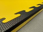 Tatami vechtsport vloer matten 1000x1000x26 geel zwart, Ophalen of Verzenden, Nieuw