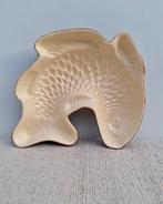 Oude aardewerk visschaal bruin pate pudding vorm, Ophalen of Verzenden