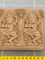 Terracotta Apsara Dansers Relief, Ophalen of Verzenden
