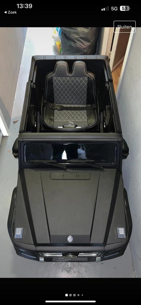 MERCEDES G65 AMG | MAT ZWART | 12V | 2.4G RC, Kinderen en Baby's, Speelgoed | Buiten | Accuvoertuigen, Zo goed als nieuw, Ophalen