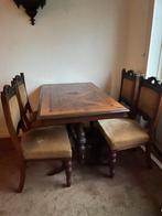 Antieke Eettafel met Stoelen, Ophalen