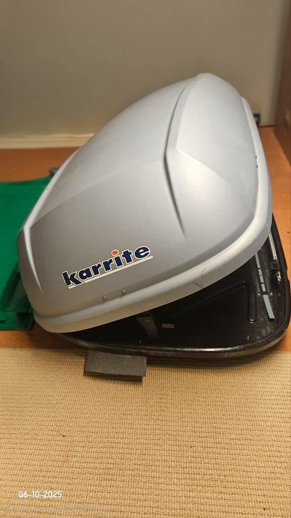 Karrite Dakbox - Ruimte voor al je spullen!, Auto diversen, Dakkoffers, Gebruikt, Ophalen