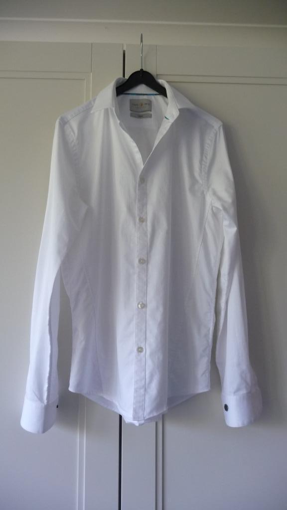 Blouse Cast Iron – S, Kleding | Heren, Overhemden, Zo goed als nieuw, Halswijdte 38 (S) of kleiner, Wit, Ophalen of Verzenden