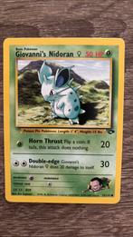 Pokémon card Giovanni’s Nidoran 75/132 1995, Hobby en Vrije tijd, Verzamelkaartspellen | Pokémon, Losse kaart, Verzenden