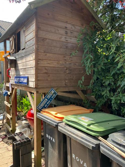 Speelhuisje voor de kids., Kinderen en Baby's, Speelgoed | Buiten | Speelhuisjes, Gebruikt, Hout, Ophalen