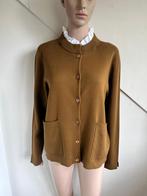 Purdey vest maat 42 L bruin witte kraag, Kleding | Dames, Truien en Vesten, Bruin, Maat 42/44 (L), Ophalen of Verzenden, Zo goed als nieuw