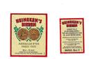 Bieretiket Heineken's Bieren Paris 1875  30 cl thte aug 1995, Ophalen of Verzenden, Gebruikt, Overige typen, Overige merken
