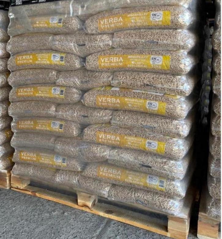 Verba pellet korrels 990KG 66zak á15kg ENPLUSA1, Tuin en Terras, Haardhout, Minder dan 3 m³, Ophalen of Verzenden