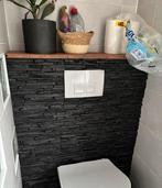 Steenlook Wandpanelen Antraciet - 3 Stuks, Doe-het-zelf en Verbouw, Platen en Panelen, Ophalen of Verzenden, Nieuw, Overige materialen