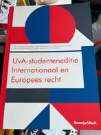 UvA-studenteneditie Internationaal en Europees recht, Ophalen of Verzenden, Nieuw, WO