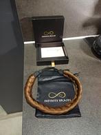 INFINITY BRAIDS ( donkerbruin), Ophalen of Verzenden, Zo goed als nieuw, Leer, Overige merken
