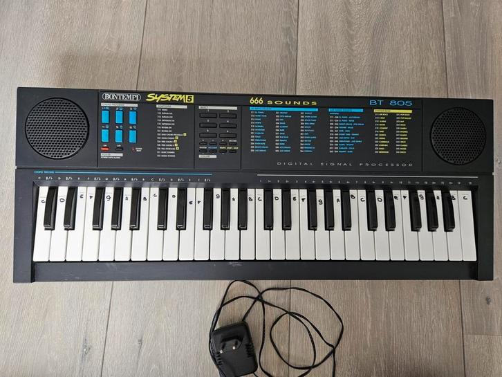 Bontempi System 5 BT805 keyboard, in perfecte staat!, Muziek en Instrumenten, Keyboards, Zo goed als nieuw, Overige aantallen