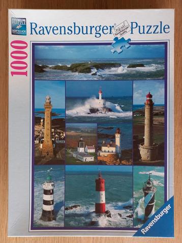 Ravensburger puzzel 1000, Vuurtorens, COMPLEET en ZGAN!!! beschikbaar voor biedingen