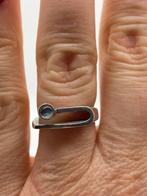 A908 Prachtige zilveren opaal ring (verstelbaar), Sieraden, Tassen en Uiterlijk, Antieke sieraden, Ophalen of Verzenden, Zilver