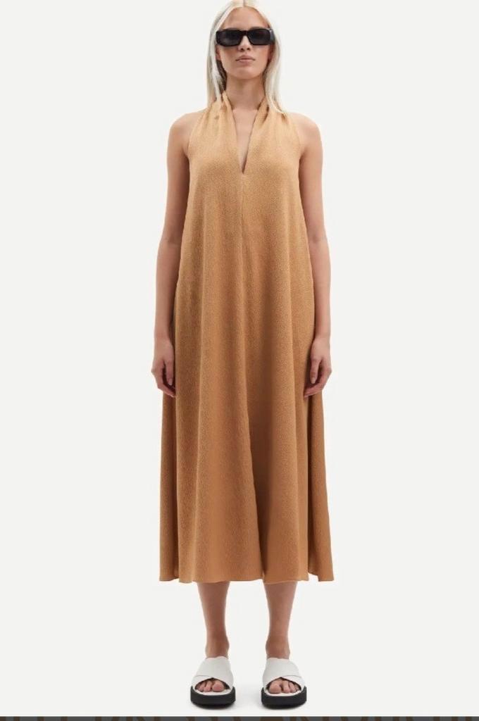 Samsoe & Samsoe sacille midi dress Ruime S past M, Kleding | Dames, Jurken, Nieuw, Maat 36 (S), Overige kleuren, Onder de knie