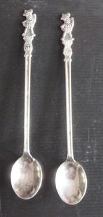 Flipje Tiel 2 zilveren sorbetlepels, Ophalen of Verzenden, Zo goed als nieuw, Gebruiksvoorwerp