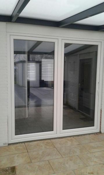 OP VOORRAAD/SCHUIFPUIEN/WIT KUNSTSTOF/DIVERSE MATEN beschikbaar voor biedingen