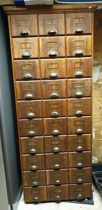 Archiefkast Amsterdamse Gemeente, Huis en Inrichting, Kasten | Ladekasten, Gebruikt, 100 tot 150 cm, 5 laden of meer, Vintage