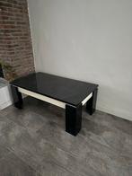 Moderne salontafel met zwart marmeren blad, Ophalen, 50 tot 100 cm, 100 tot 150 cm, Zo goed als nieuw