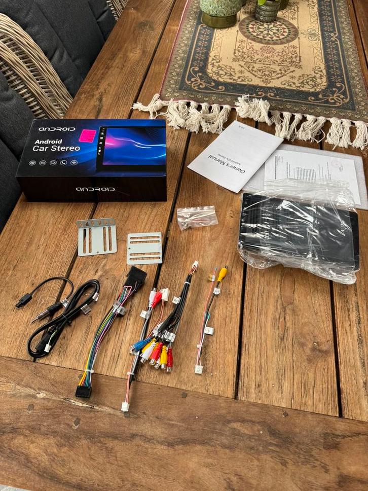 nieuwe android dubbel din multi media systeem  carplay, Auto diversen, Autoradio's, Nieuw, Ophalen of Verzenden