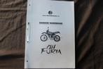 Motorhispania MH Furia garage handbook werkplaatsboek, Fietsen en Brommers, Ophalen of Verzenden, Zo goed als nieuw