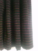 Vintage rok zwart met oranje glitter, Kleding | Dames, Rokken, Ophalen of Verzenden, Zo goed als nieuw, Zwart, Onder de knie