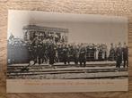 Ansichtkaart feestelijke opening Stoomtram TBC-lijn Buren, Verzamelen, Ansichtkaarten | Nederland, Ophalen of Verzenden, Voor 1920