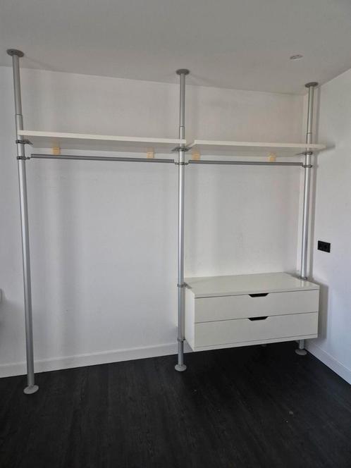 Ikea combinatie Stolmen open garderobekast, Huis en Inrichting, Kasten | Kledingkasten, Zo goed als nieuw, 150 tot 200 cm, 25 tot 50 cm