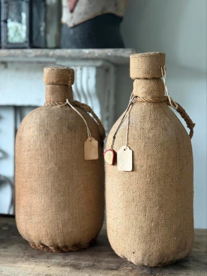 Oude Gistflessen, Huis en Inrichting, Woonaccessoires | Overige, Gebruikt, Ophalen of Verzenden