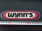 sticker WYNN'S  olie, Verzamelen, Ophalen, Zo goed als nieuw, Bedrijf of Vereniging