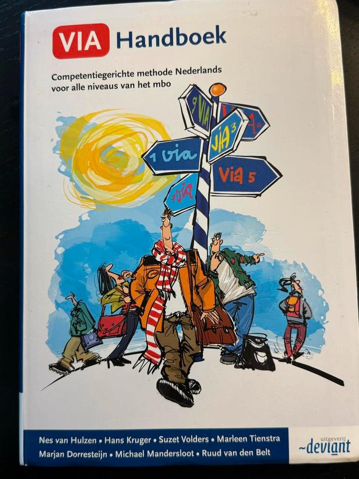 Handboek ViA - Competentiegericht Nederlands MBO, Boeken, Studieboeken en Cursussen, Zo goed als nieuw, MBO, Ophalen of Verzenden