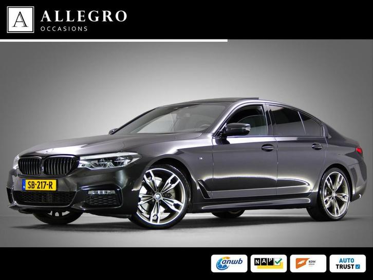BMW 5 serie 520i High Executive M-Sport (SFEERVERLICHTING, P, Auto's, BMW, Bedrijf, Te koop, 5-Serie, ABS, Achteruitrijcamera