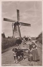 Zeeland onbekend Walcheren ?? hondenkar molen klederdracht, Verzenden, Voor 1920, Ongelopen, Zeeland