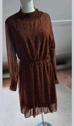 Loekay viscose jurk maat S, Kleding | Dames, Maat 38/40 (M), Bruin, Ophalen of Verzenden, Zo goed als nieuw