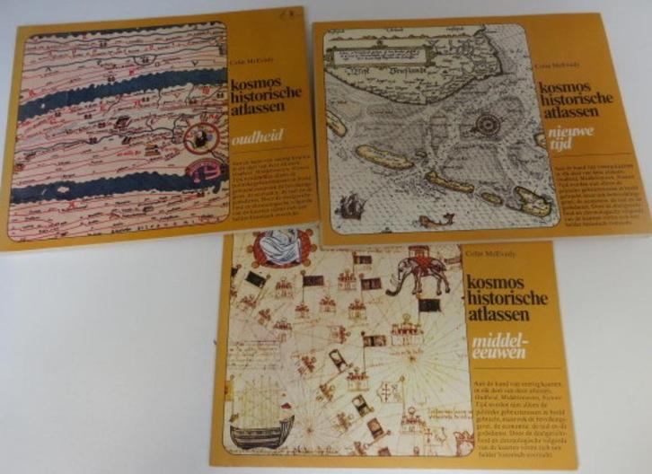 Kosmos Historische Atlassen. Auteur Colin McEvedy, Boeken, Atlassen en Landkaarten, Gelezen, Landkaart, Wereld, Voor 1800, Ophalen of Verzenden