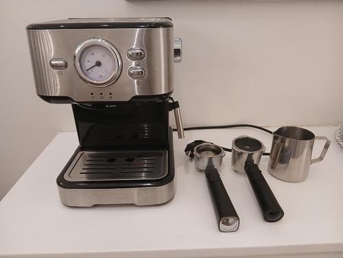 Princess Espressomachine – All-in-One Koffiegenot!, Witgoed en Apparatuur, Koffiezetapparaten, Zo goed als nieuw, Gemalen koffie