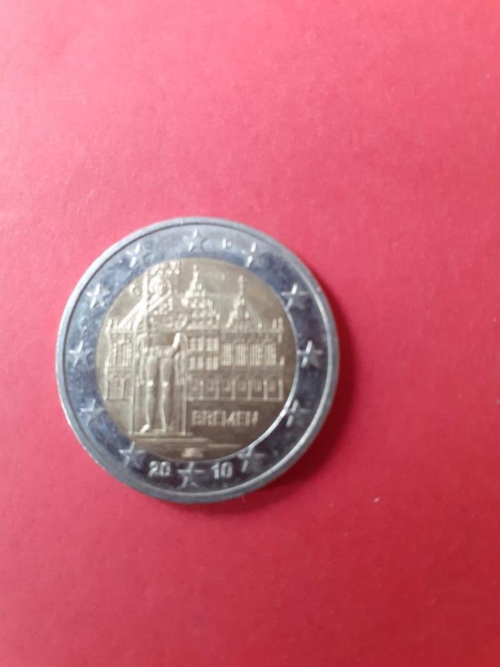 Duitsland € 2 2010 (G) "Bremen", Postzegels en Munten, Munten | Europa | Euromunten, Losse munt, 2 euro, Duitsland, Verzenden