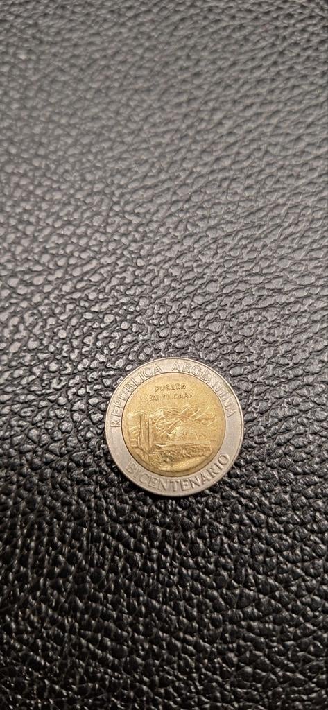 Argentinië 1 peso 2010 Pucará de Tilcara /herdenkingsmunt, Ophalen of Verzenden, Zuid-Amerika