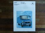 Mercedes-Benz bestelwagen 3,49 - 6,79 ton (1982), Boeken, Auto's | Folders en Tijdschriften, Zo goed als nieuw, Mercedes, Verzenden