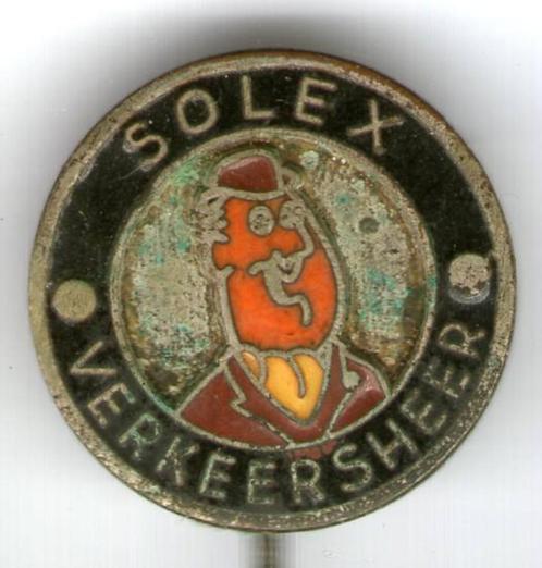 SOLEX verkeersheer koper rijwielen speldje ( G_183a ), Verzamelen, Speldjes, Pins en Buttons, Zo goed als nieuw, Speldje of Pin