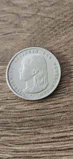 Zilveren gulden 1892 nr.2 mooie kwaliteit zie foto's, 1 gulden, Zilver, Ophalen of Verzenden, Koningin Wilhelmina
