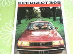 Diverse autofolders Peugeot uit de jaren 80, Ophalen of Verzenden, Zo goed als nieuw, Peugeot